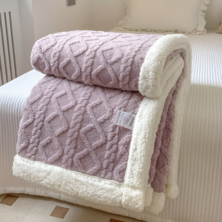 Sabina – Dwustronny Koc Fleece