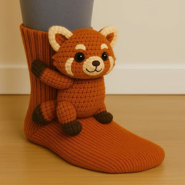 Czerwony panda | Skarpety zwierzęce