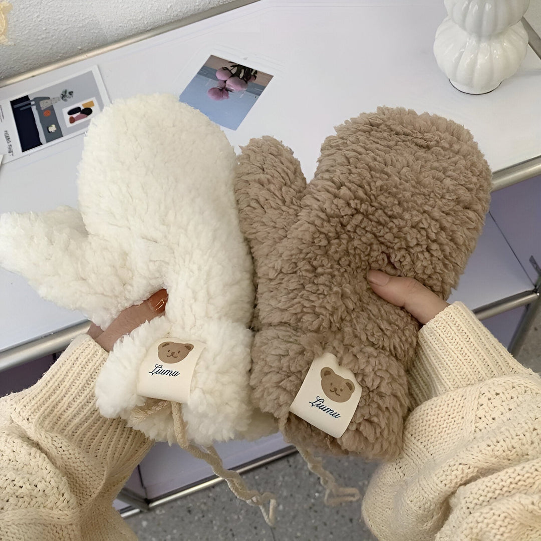 Klara – Pluszowe Rękawiczki Teddy