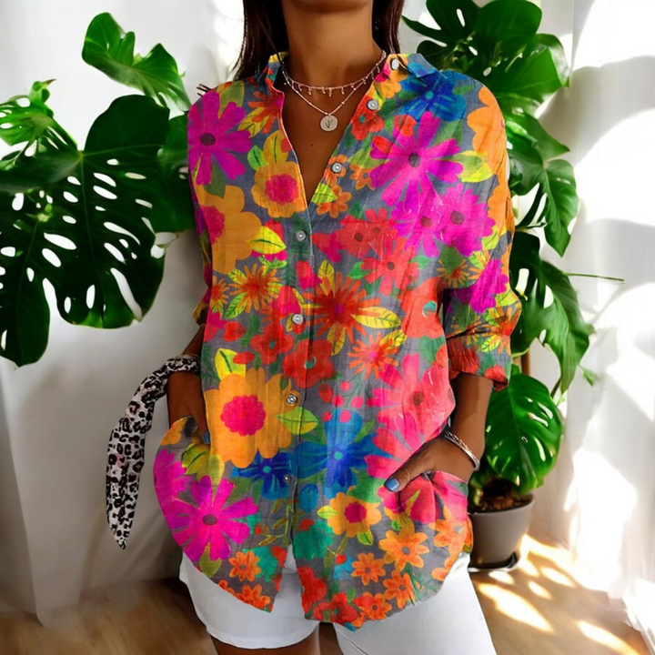 Bluzka Vintage Celeste