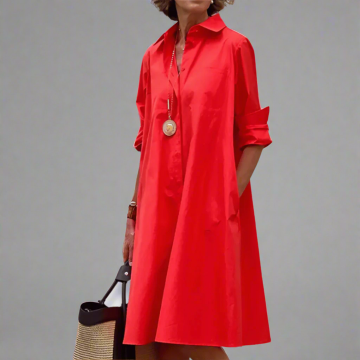Sabine™ | Sukienka polo w swobodnym stylu
