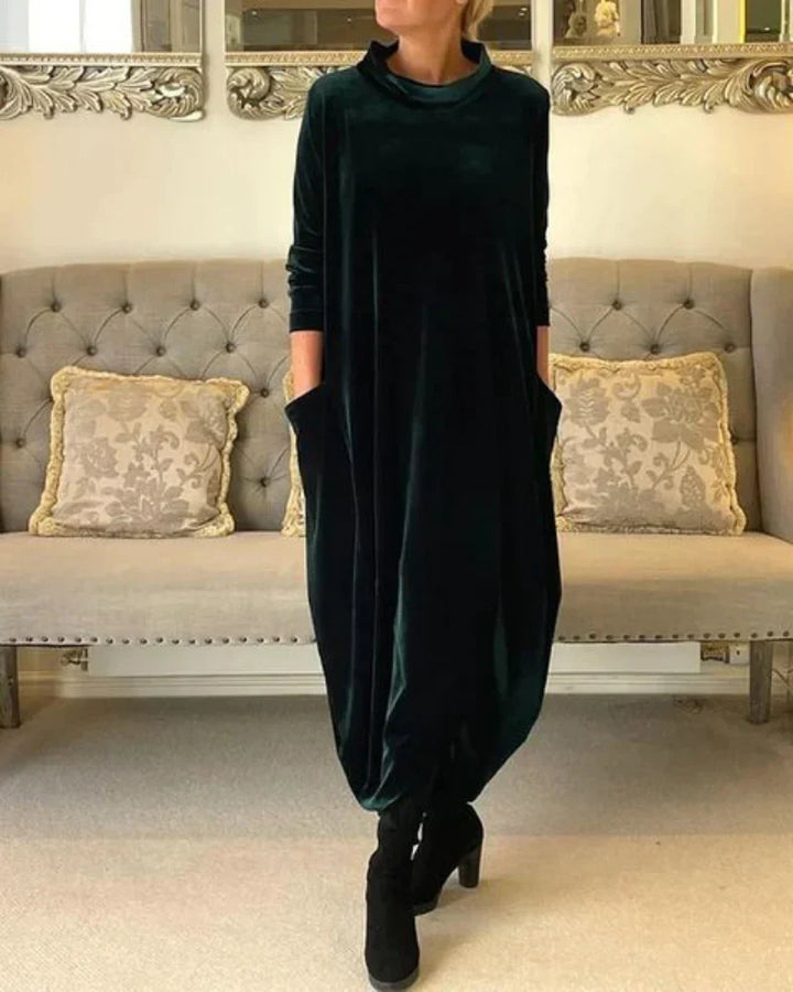 Elżbieta | Ciepła i elegancka sukienka zimowa