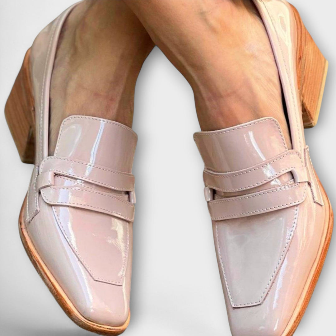 Elżbieta | Błyszczące Loafers