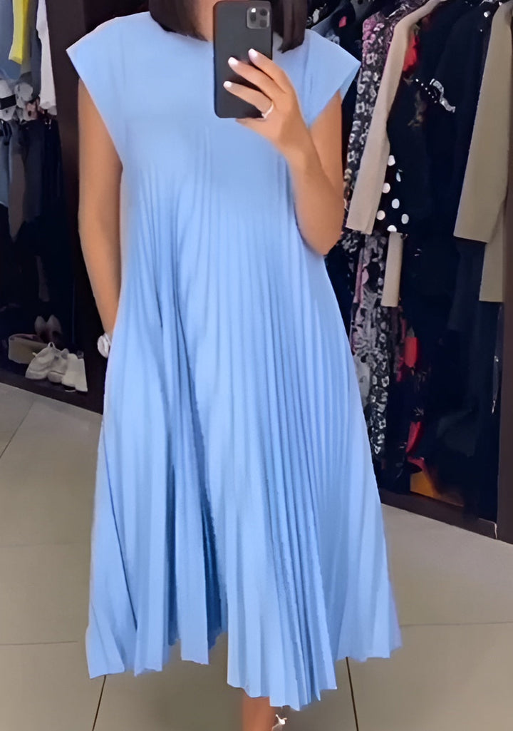 Simone™ | Plisowana, elegancka sukienka letnia
