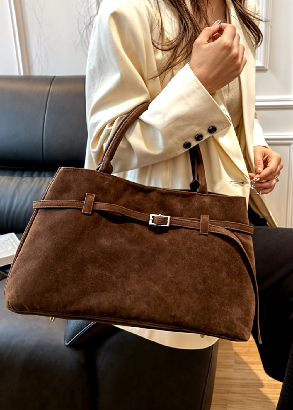 Celeste Suede BB Bag