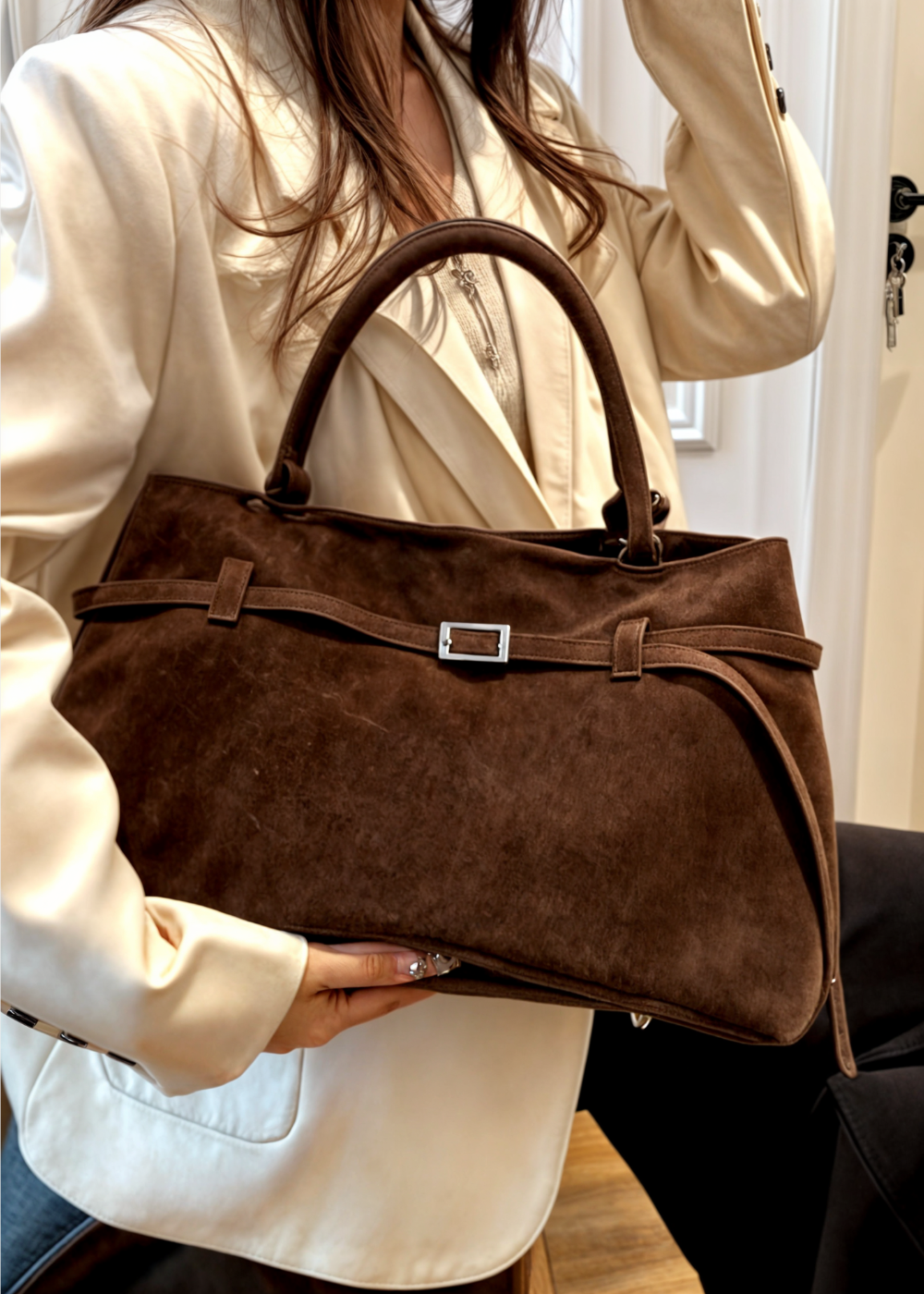 Celeste Suede BB Bag
