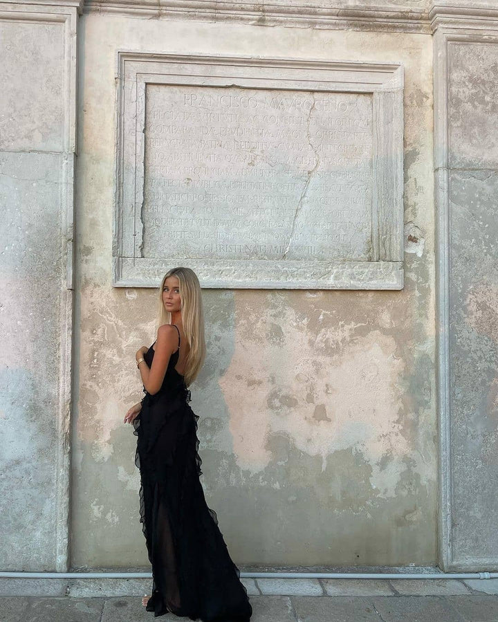 Zara - Sukienka z falbanami