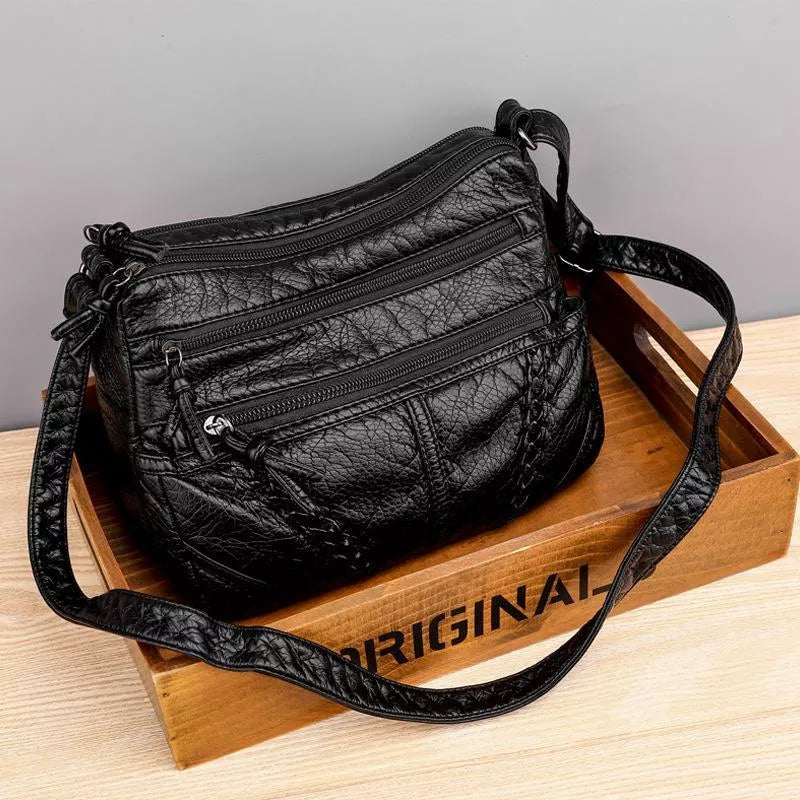 Lea™ Elegancka Skórzana Torebka Miękka