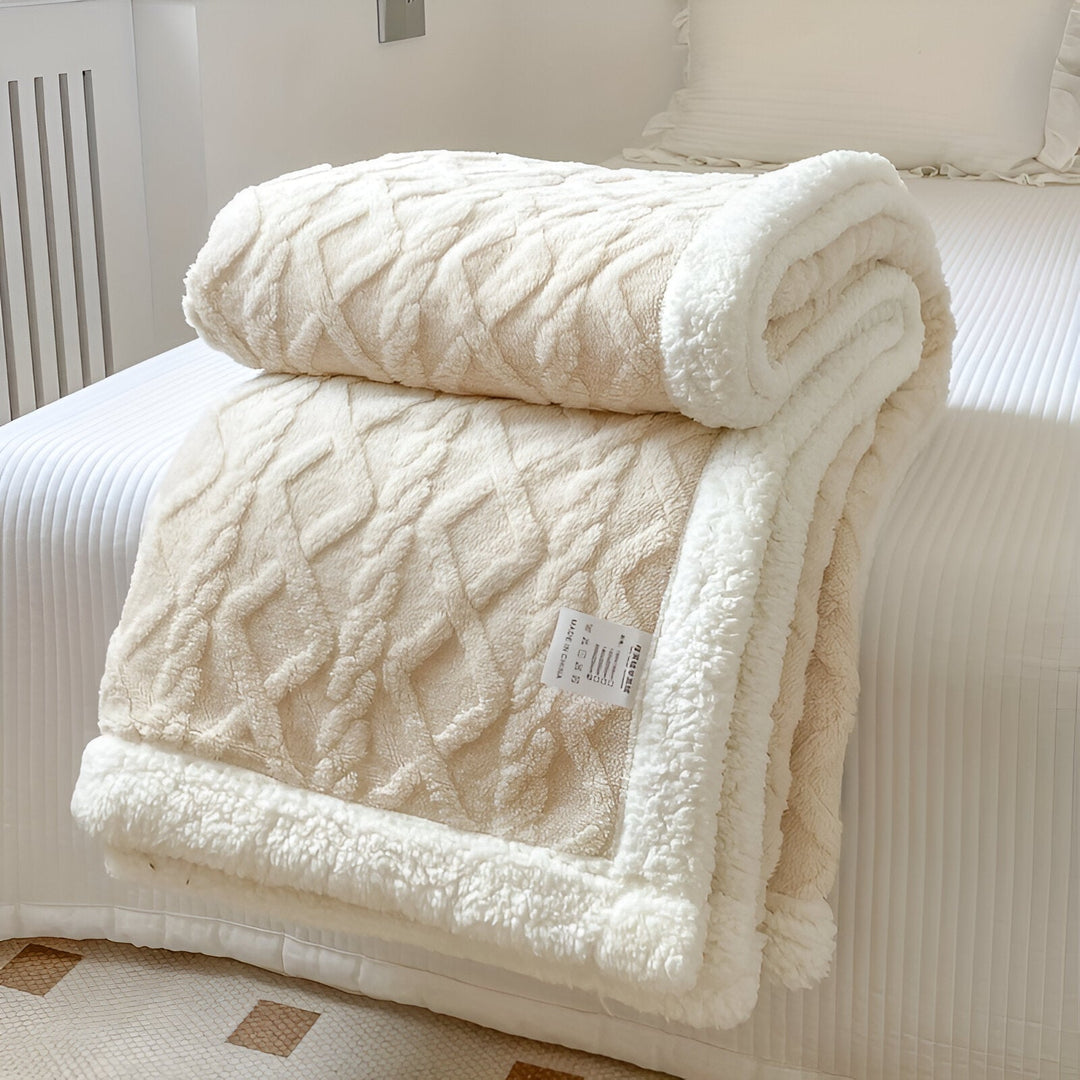 Sabina – Dwustronny Koc Fleece