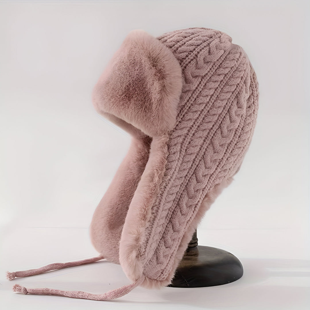 Dagmara – Komfortowa Fleece’owa Czapka z Nausznikami
