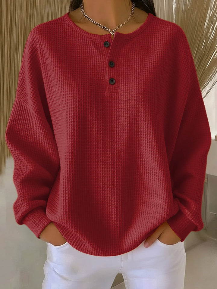 Lidia™ | Elegancki Sweter z Dekoltem