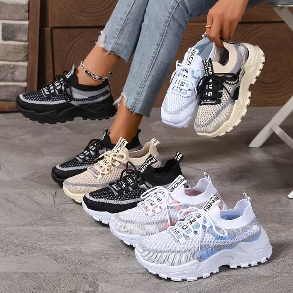 AIRSYNQ™ - PRZEWIEWNE DAMSKIE SNEAKERSY NA CAŁY DZIEŃ KOMFORTU