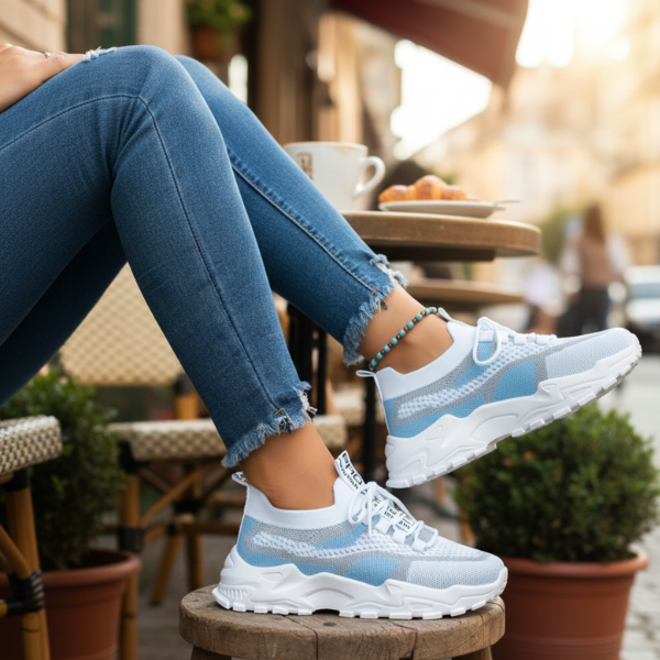 AIRSYNQ™ - PRZEWIEWNE DAMSKIE SNEAKERSY NA CAŁY DZIEŃ KOMFORTU