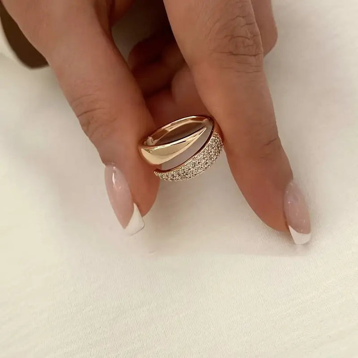 Leyna™ | Elegancki pierścionek „Haven” nowoczesny design