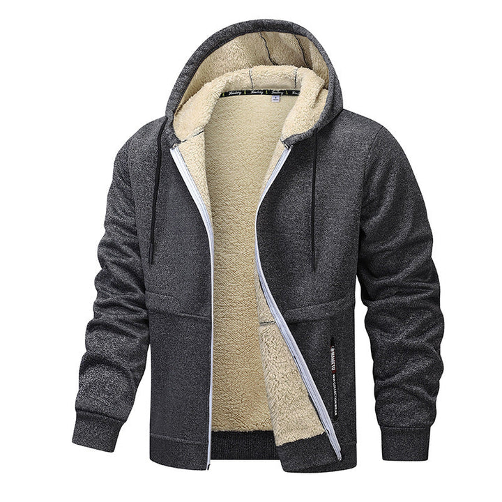 Kazimierz | Gruby męski hoodie fleece