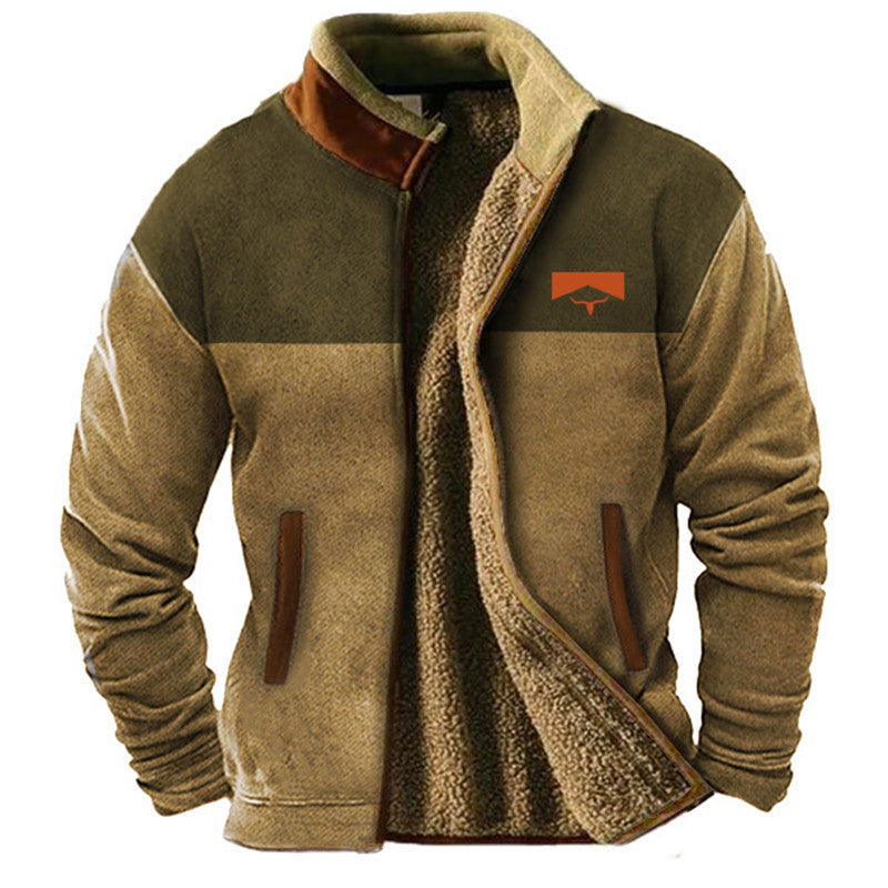 Mathéo - Męska kurtka polarowa w stylu casual