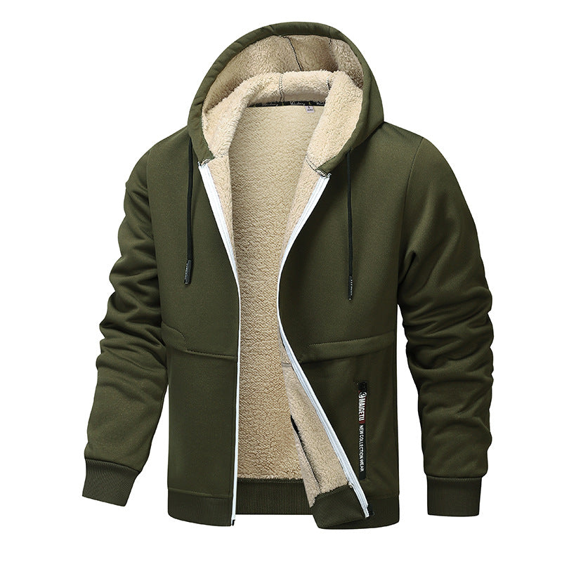 Kazimierz | Gruby męski hoodie fleece