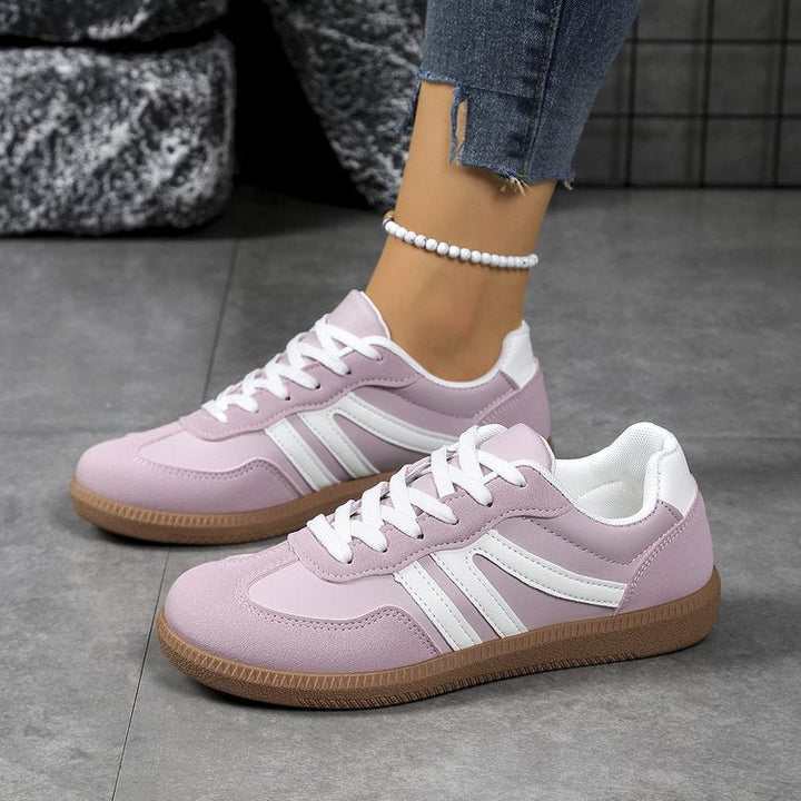 Stylowe damskie buty z okrągłym noskiem, antypoślizgowe, casualowe