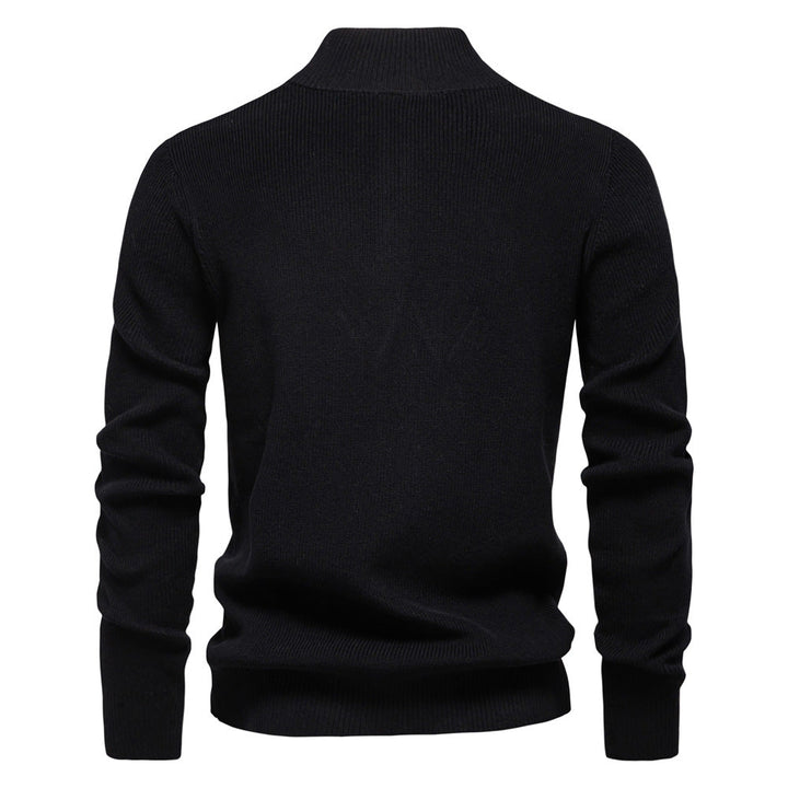 Witold | Elegancki męski sweter z guzikiem