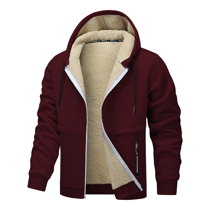 Kazimierz | Gruby męski hoodie fleece