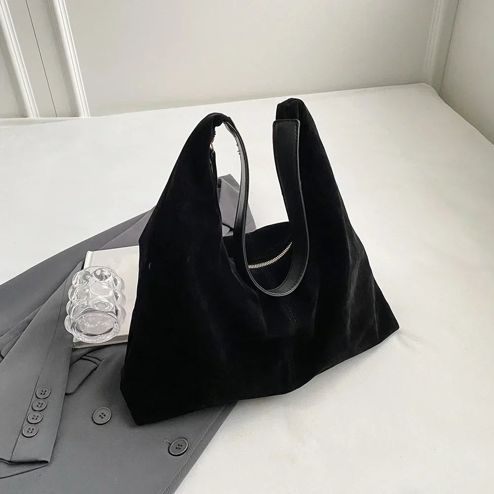 Liv™ - Luźna torba hobo w stylu skórzanym