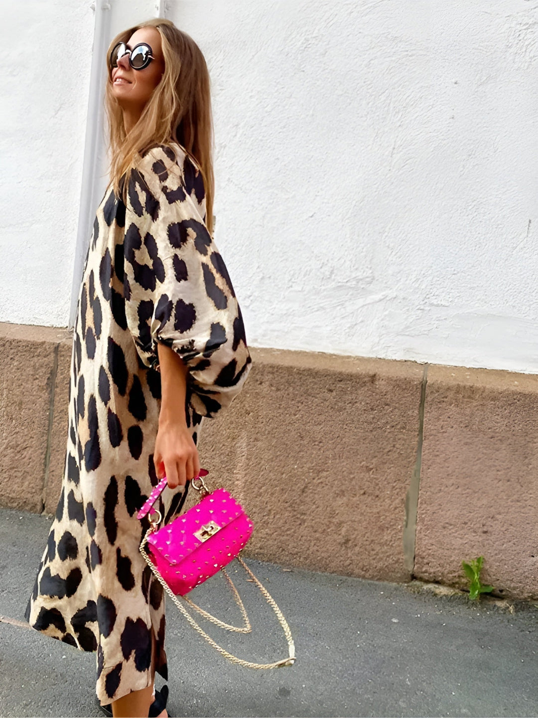 Elodie™ | Letnia sukienka w lisie wzory