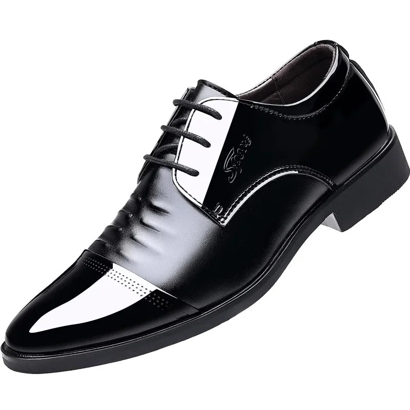 OLIVER™ | Męskie Polerowane Lakkowe Buty Oxford - Eliza©