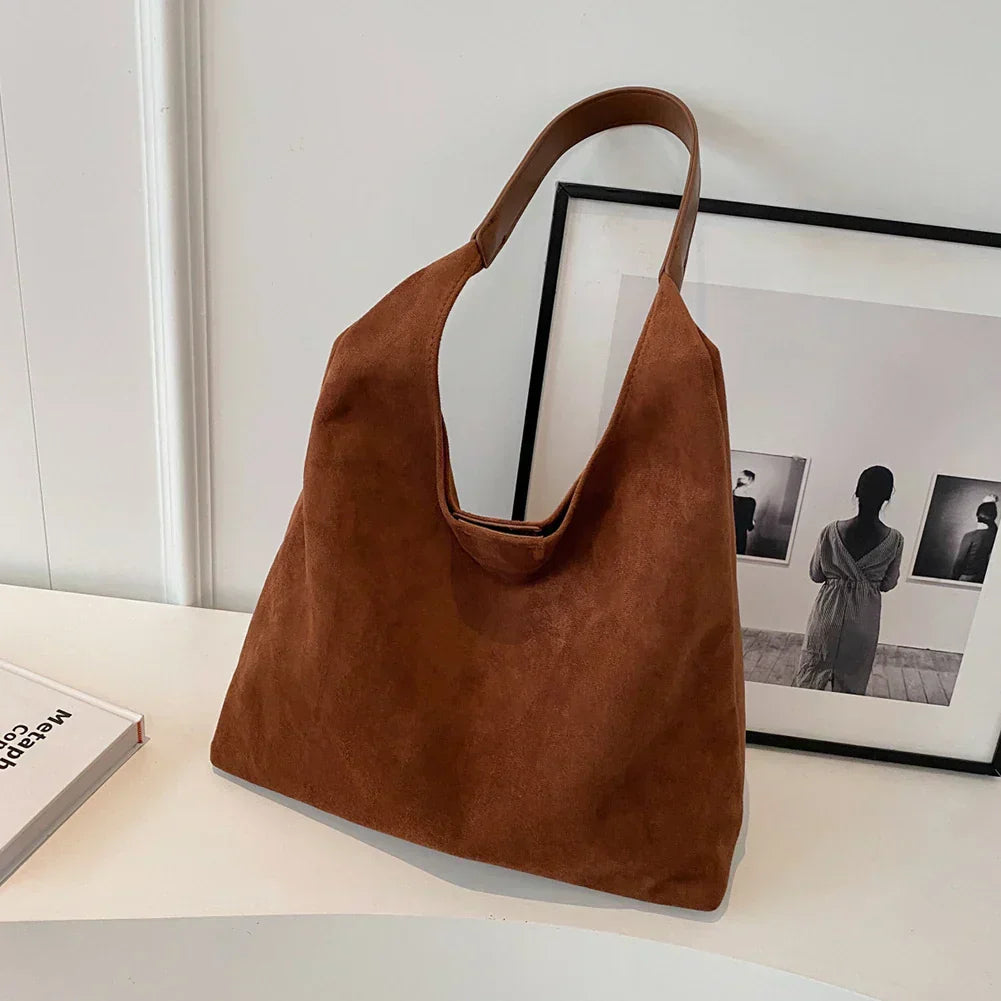 Liv™ - Luźna torba hobo w stylu skórzanym