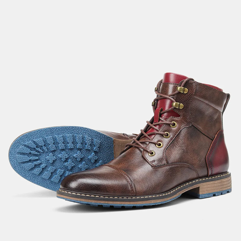 VIGGO™ | Nowoczesne, Wytrzymałe Skórzane Buty Męskie od Eliza©