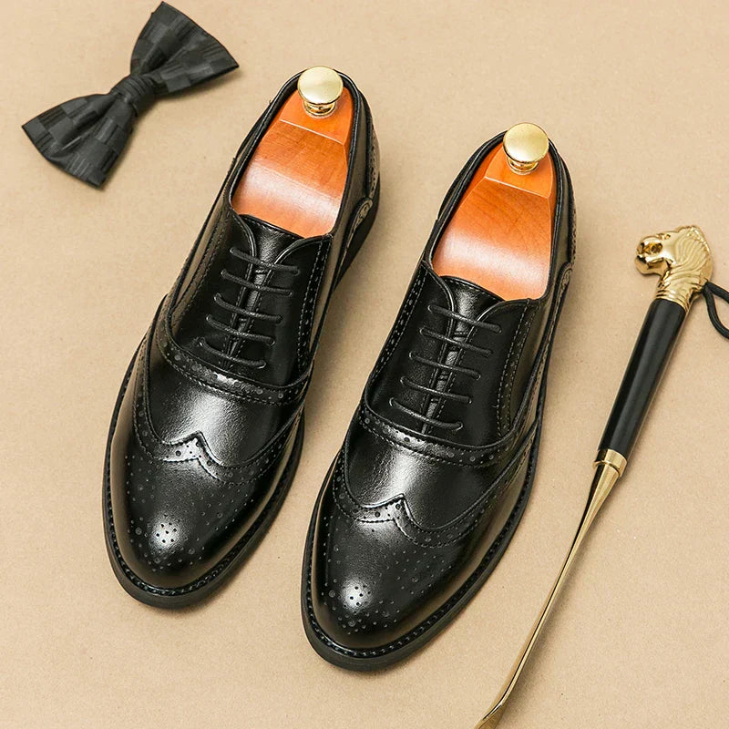 MARIO™ | Klasyczne Włoskie Oxfordy z Monk Strap - Eliza©