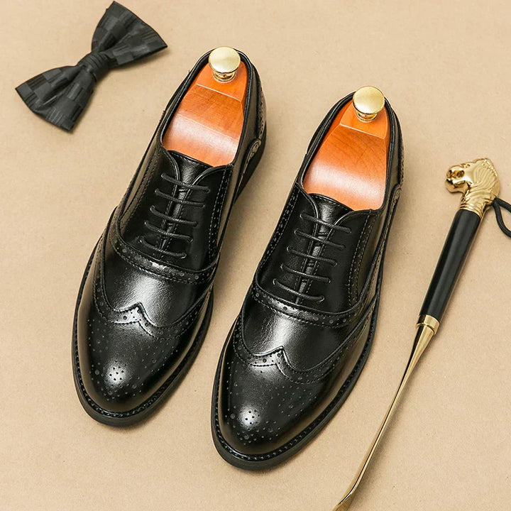 MARIO™ | Klasyczne Włoskie Oxfordy z Monk Strap - Eliza©