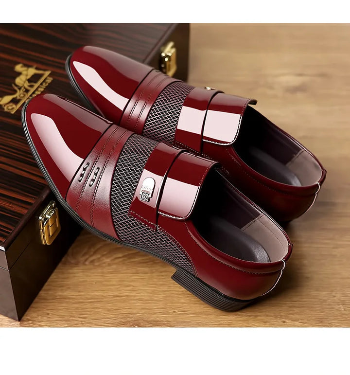 MILO™ | Męskie Sneakersy Skórzane z Grubą Podeszwą - Eliza©