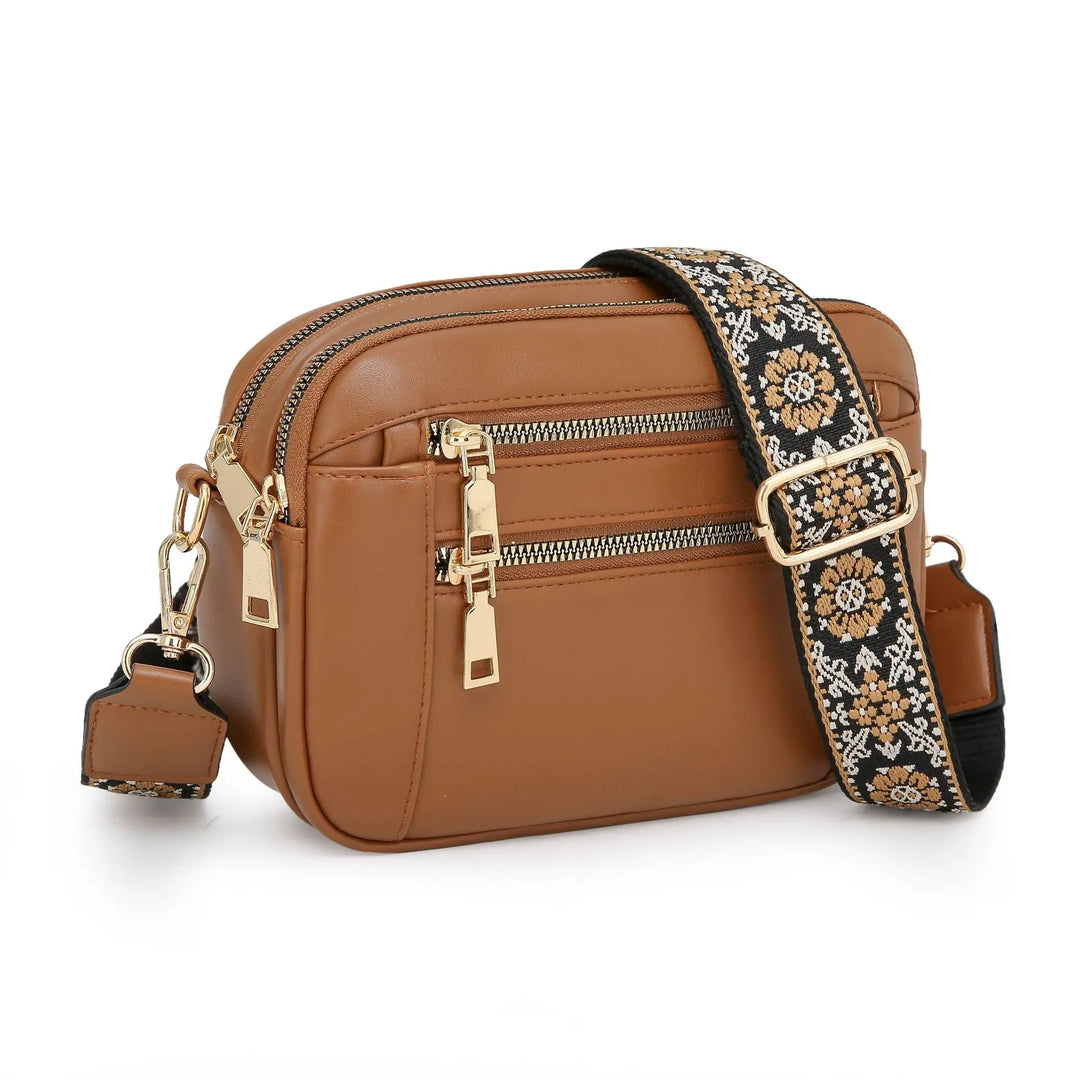 Nola™ – Elegancka torba crossover z szerokimi paskami
