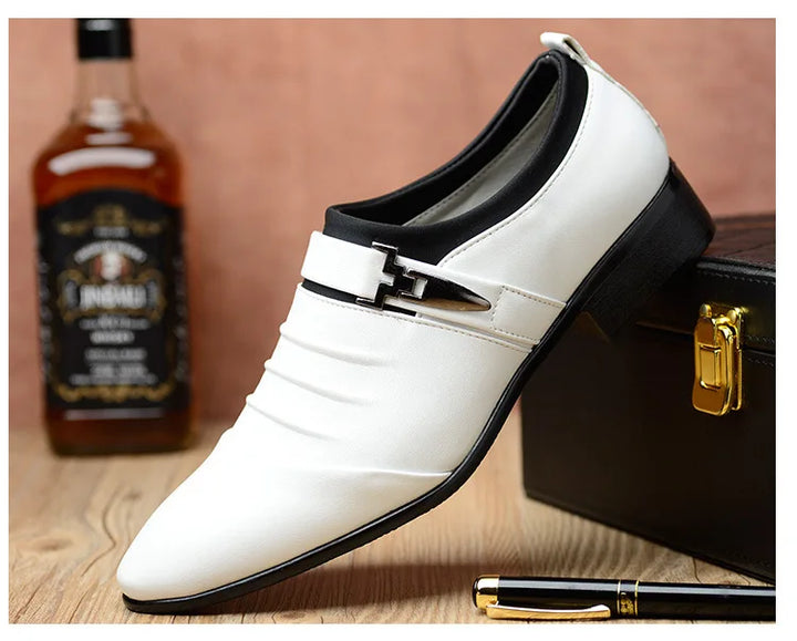 JULIAN™ | Luksusowe Męskie Buty Oxford z Bawełny i Skóry - Eliza©
