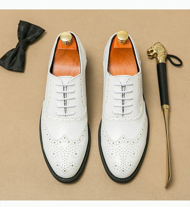 MARIO™ | Klasyczne Włoskie Oxfordy z Monk Strap - Eliza©