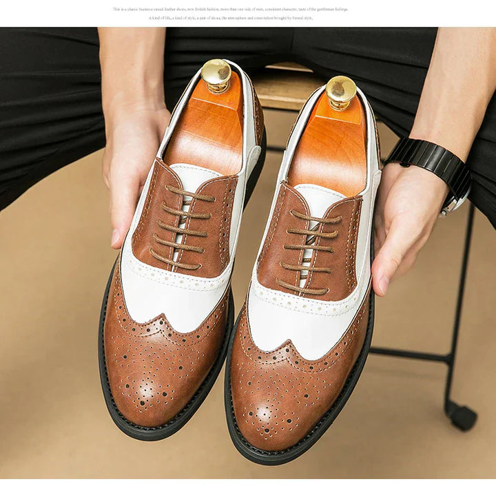 MARIO™ | Klasyczne Włoskie Oxfordy z Monk Strap - Eliza©