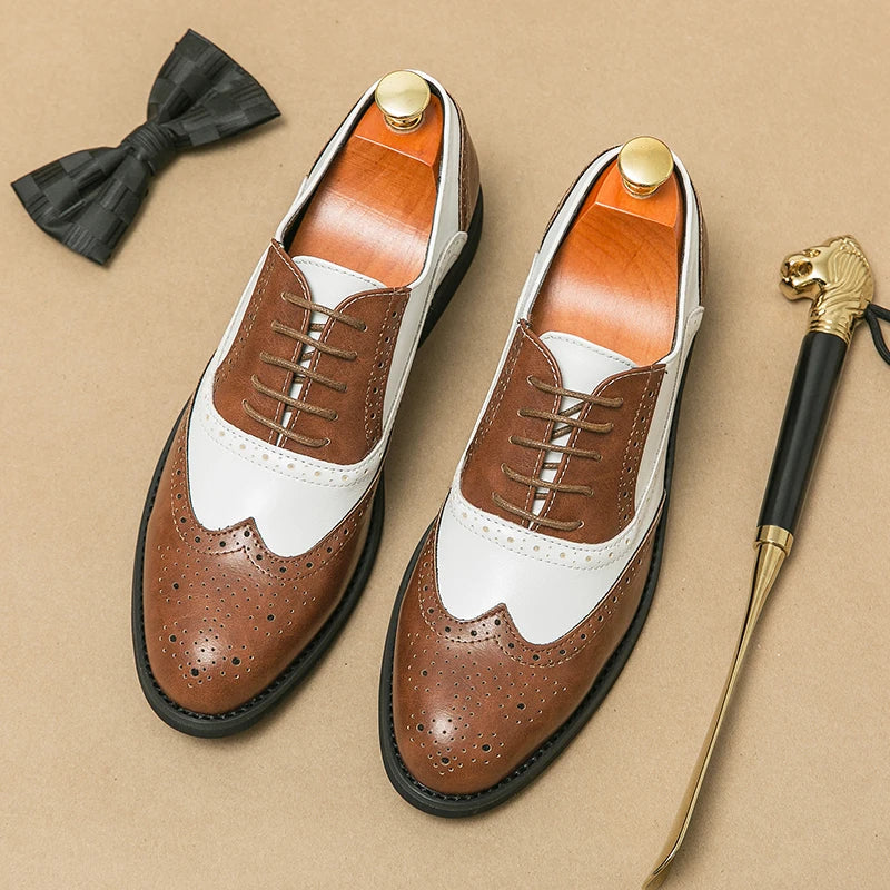 MARIO™ | Klasyczne Włoskie Oxfordy z Monk Strap - Eliza©