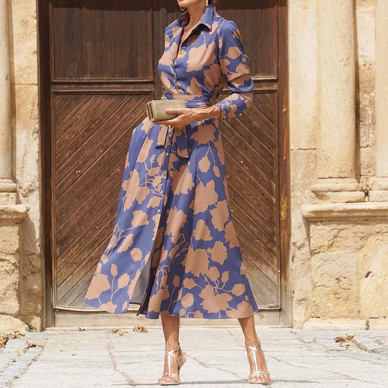 Élise™ | Elegancka sukienka z długim rękawem