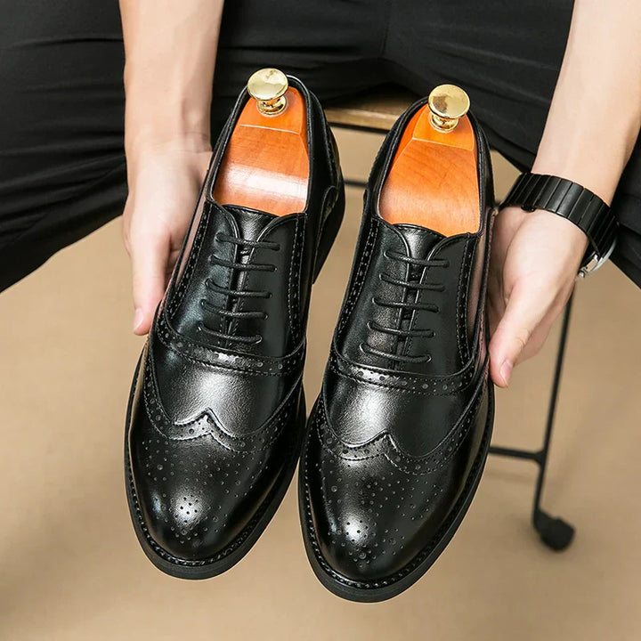 MARIO™ | Klasyczne Włoskie Oxfordy z Monk Strap - Eliza©