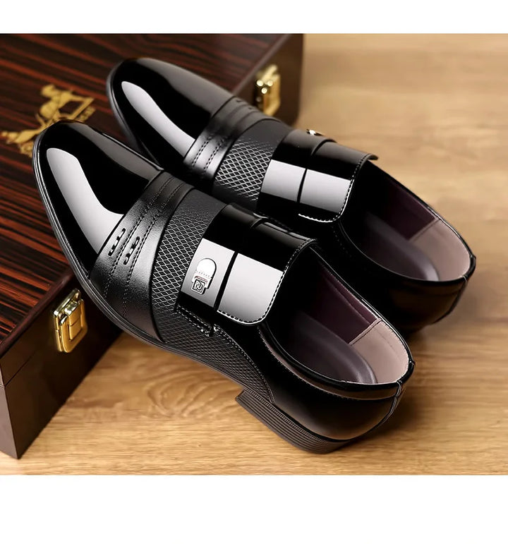 MILO™ | Męskie Sneakersy Skórzane z Grubą Podeszwą - Eliza©