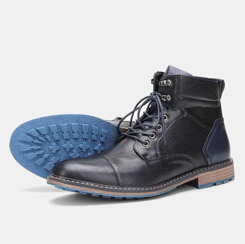 VIGGO™ | Nowoczesne, Wytrzymałe Skórzane Buty Męskie od Eliza©