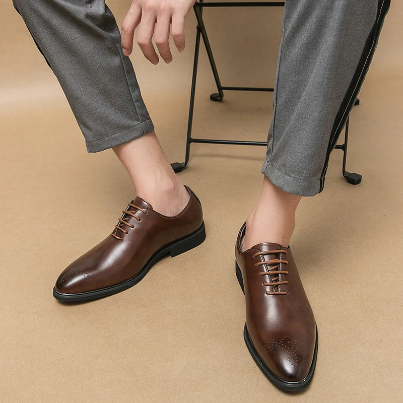 ELIAS™ | Klasyczne Męskie Buty Skórzane od Eliza©