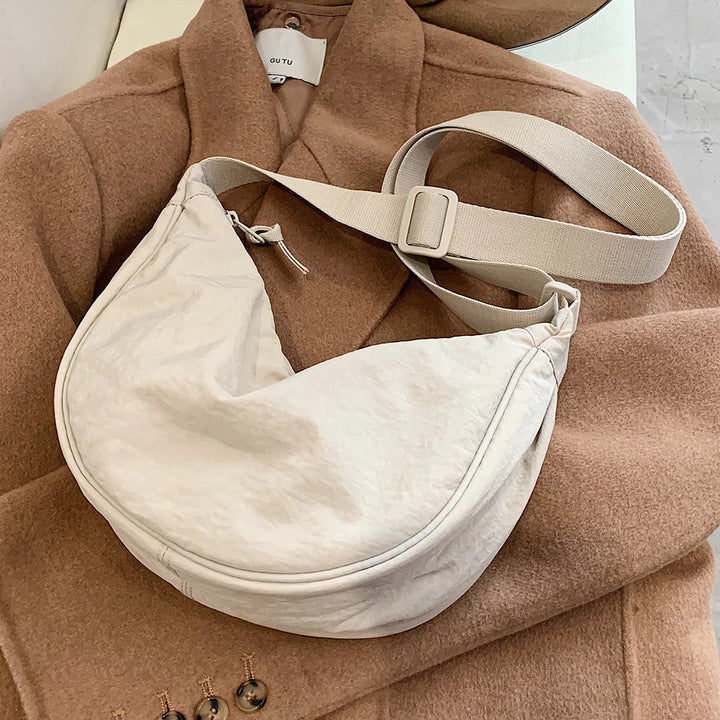 Liv™ - Luźna torba hobo w stylu skórzanym