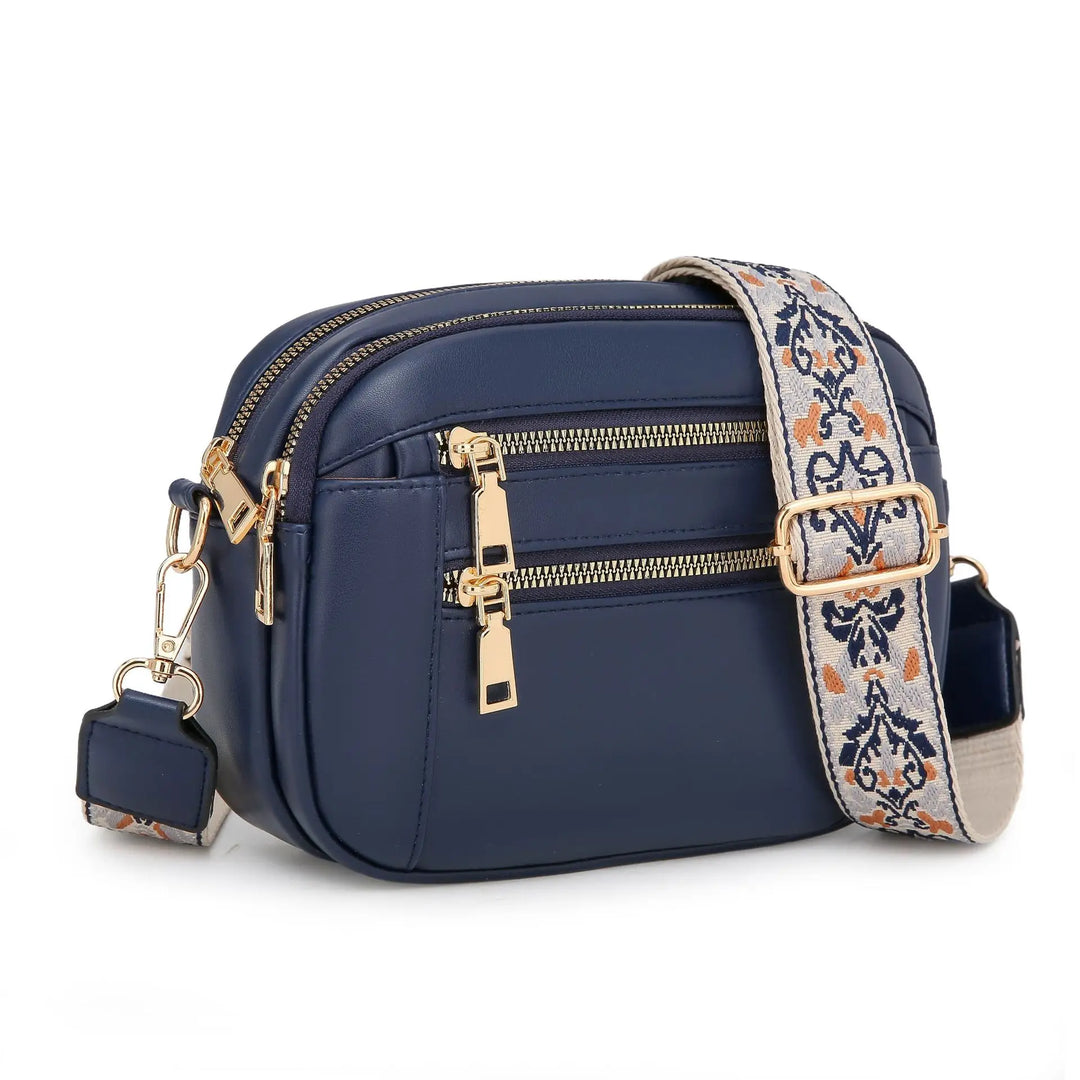 Nola™ – Elegancka torba crossover z szerokimi paskami