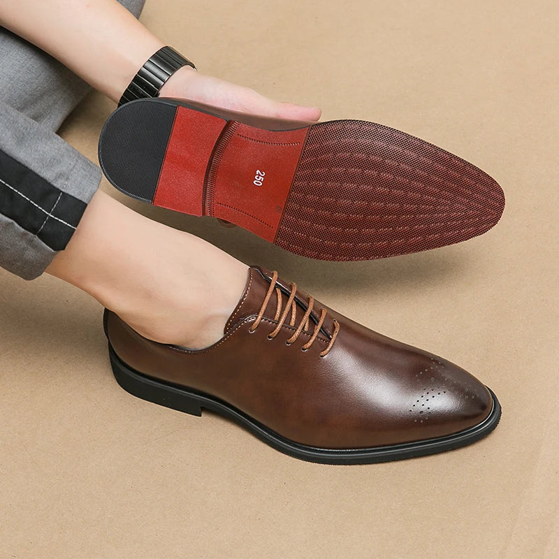 ELIAS™ | Klasyczne Męskie Buty Skórzane od Eliza©
