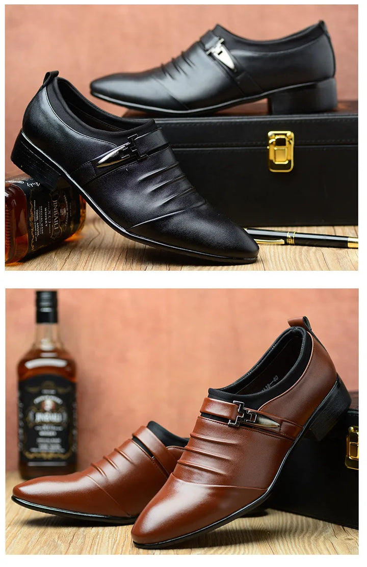 JULIAN™ | Luksusowe Męskie Buty Oxford z Bawełny i Skóry - Eliza©