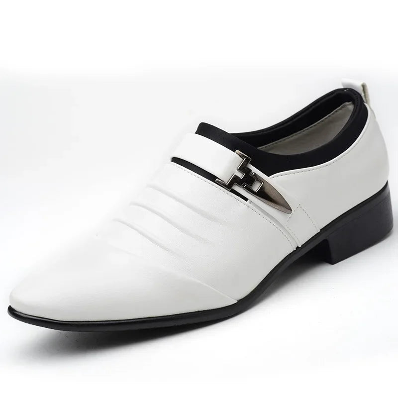 JULIAN™ | Luksusowe Męskie Buty Oxford z Bawełny i Skóry - Eliza©