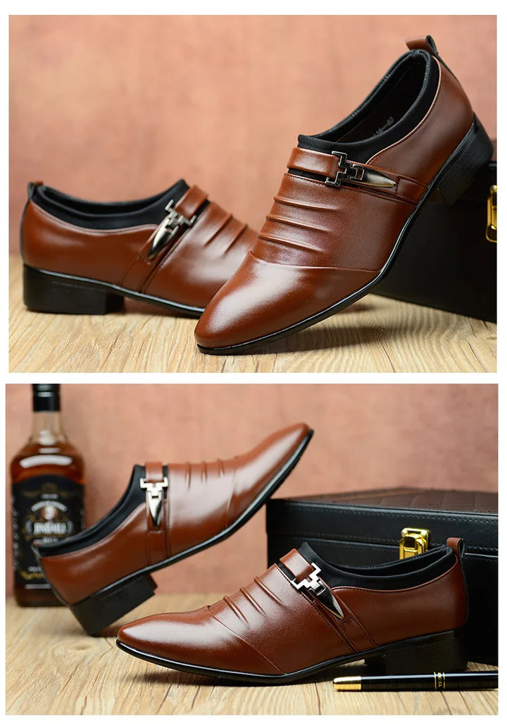 JULIAN™ | Luksusowe Męskie Buty Oxford z Bawełny i Skóry - Eliza©