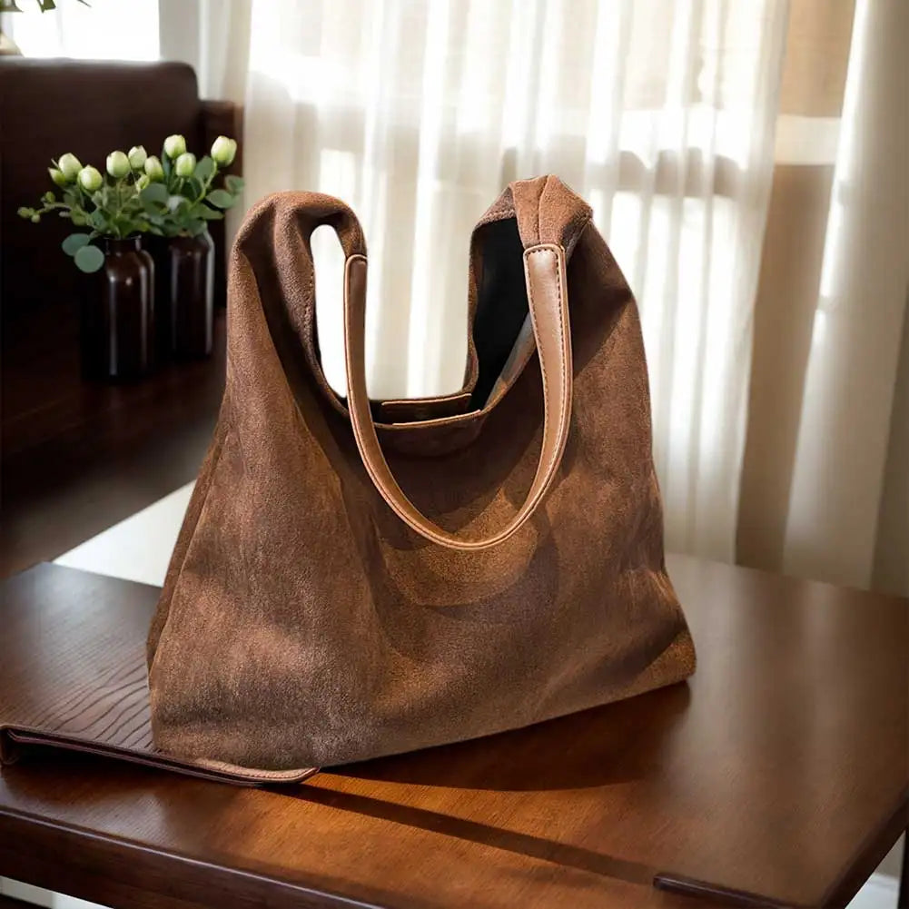 Liv™ - Luźna torba hobo w stylu skórzanym