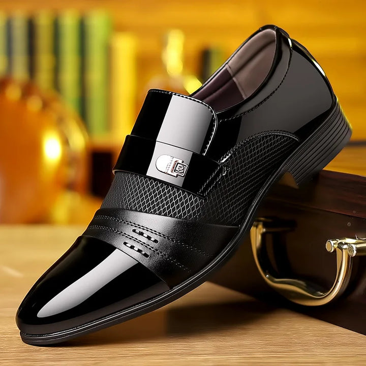 MILO™ | Męskie Sneakersy Skórzane z Grubą Podeszwą - Eliza©